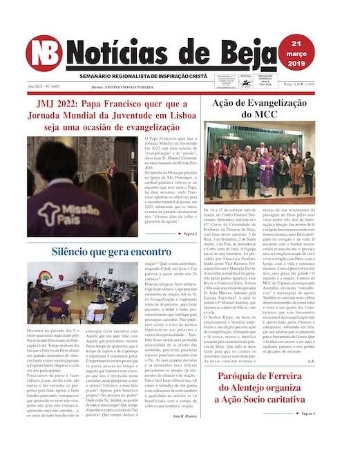 Jornal Notícias de Beja 21 de março de 2019