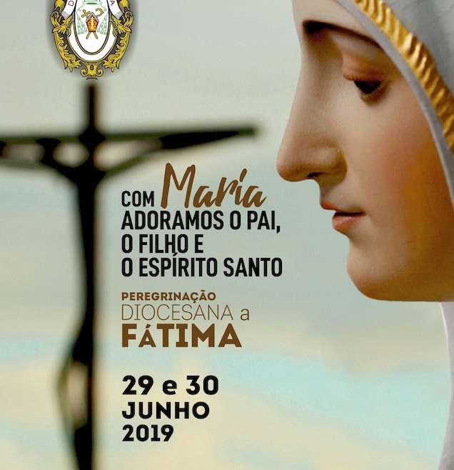 Cartaz da Peregrinação Diocesana a Fátima