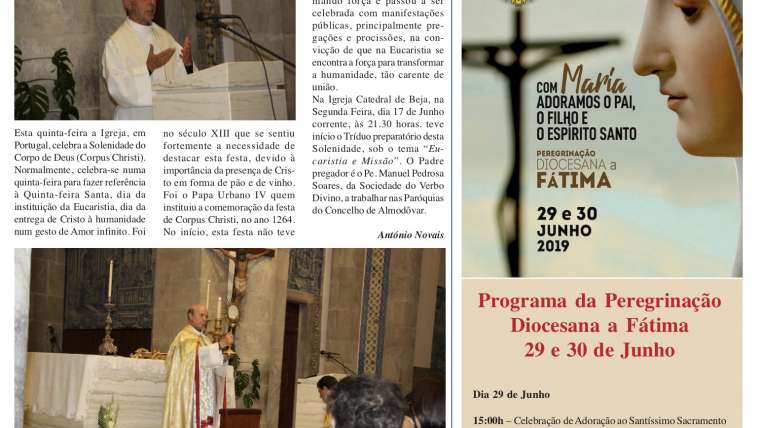 Jornal Notícias de Beja de 20 de Junho de 2019