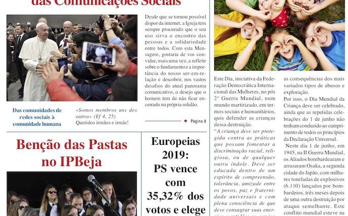 Jornal Notícias de Beja de 30 de Maio de 2019