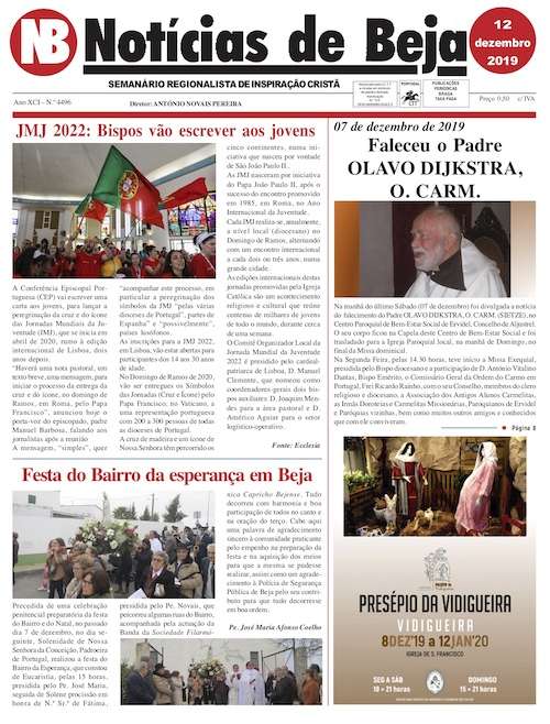 Jornal Notícias de Beja de 12 de Dezembro de 2019