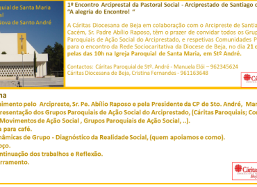 1º ENCONTRO ARCIPRESTAL DA PASTORAL SOCIAL – Vila Nova de santo André